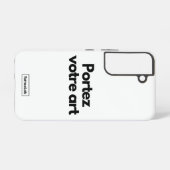 Coque Samsung S22 personnalisée Galaxyケース (裏面横)