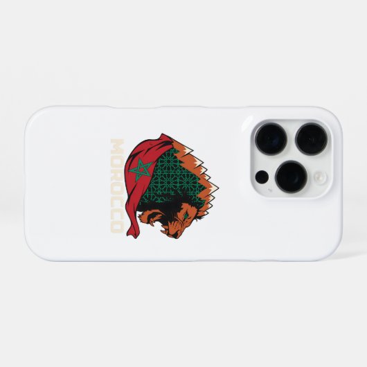 Coque téléphone Maroc iPhoneケース (裏面横)