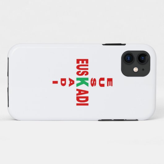 Coque Tough pour iPhone 11  DESIGN  EUSCADI  Case-Mate iPhoneケース (裏面(横))