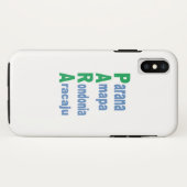 Coque Tough  pour iPhone XS d'Apple BRAZIL TOURISM Case-Mate iPhoneケース (裏面(横))