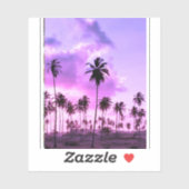 coqueiral ao entardecer シール (シート)