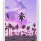 coqueiral ao entardecer シール (正面)