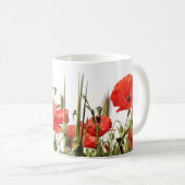 Coquelicots sur Mug et tasse. コーヒーマグカップ (正面右)