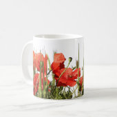 Coquelicots sur Mug et tasse. コーヒーマグカップ (正面左)