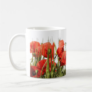 Coquelicots sur Mug et tasse. コーヒーマグカップ