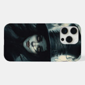 Coques iPhone 15 Pro Max - Chapeaux Noir 4 iPhoneケース (裏面横)