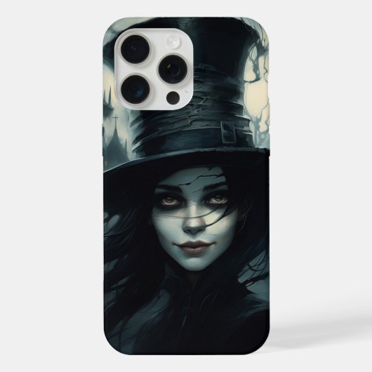 Coques iPhone 15 Pro Max - Chapeaux Noir 4 iPhoneケース (裏面)