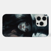 Coques iPhone 15 Pro Max - Chapeaux Noir 7 iPhoneケース (裏面横)
