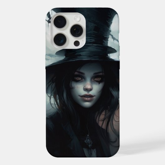 Coques iPhone 15 Pro Max - Chapeaux Noir 7 iPhoneケース (裏面)