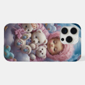 Coques iPhone 15 Pro Max - Lune-4 iPhoneケース (裏面横)