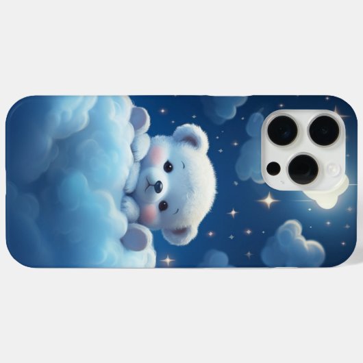 Coques iPhone 15 Pro Max - Ourson Case-Mate iPhoneケース (裏面 (横))