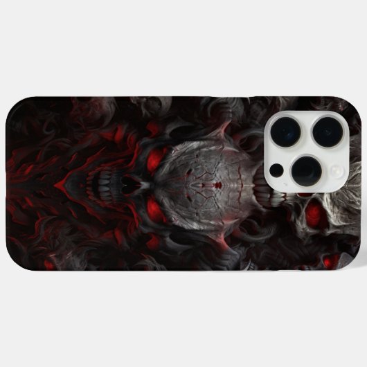 Coques iPhone 15 Pro Max - Séries Skull -2 Case-Mate iPhoneケース (裏面 (横))