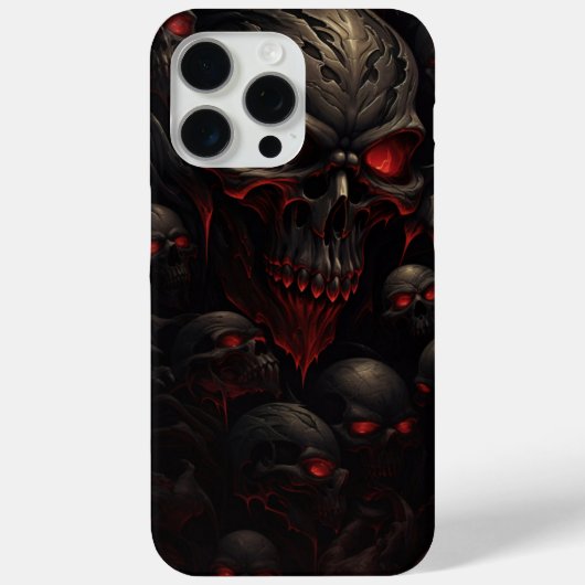 Coques iPhone 15 Pro Max - Séries Skull -3 Case-Mate iPhoneケース (裏面)