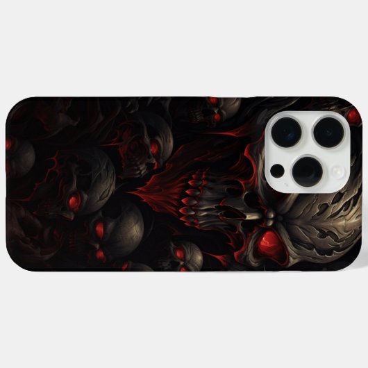 Coques iPhone 15 Pro Max - Séries Skull -3 Case-Mate iPhoneケース (裏面 (横))