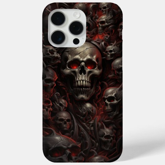 Coques iPhone 15 Pro Max - Séries Skull -7 Case-Mate iPhoneケース (裏面)