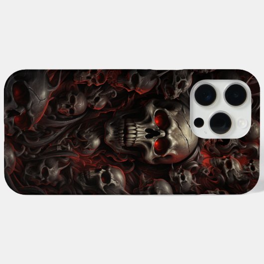 Coques iPhone 15 Pro Max - Séries Skull -7 Case-Mate iPhoneケース (裏面 (横))