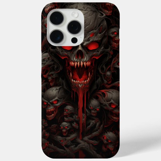 Coques iPhone 15 Pro Max - Séries Skull -8 Case-Mate iPhoneケース (裏面)