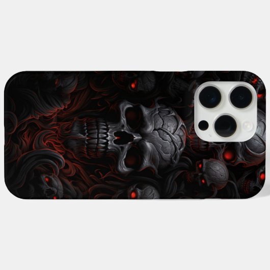Coques iPhone 15 Pro Max - Séries Skull Case-Mate iPhoneケース (裏面 (横))