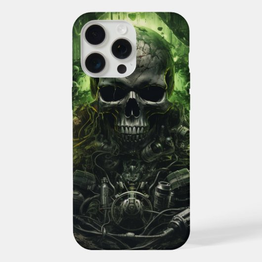 Coques iPhone 15 Pro Max -Skull 6 iPhoneケース (裏面)