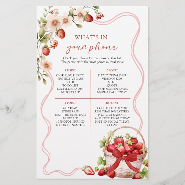 Coquet Berry in Loveあなたの電話ゲームの内容 (正面)