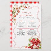 Coquet Berry in Loveあなたの電話ゲームの内容 (正面/裏面)