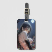 Coquette Aesthetic / Dark fantasy girl ラゲッジタグ (正面縦)