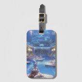 Coquette Aesthetic / Dark fantasy girl ラゲッジタグ (正面縦)