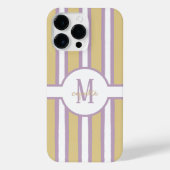 Coquette Aesthetic Personalized Preppy Monogram iPhoneケース (裏面)