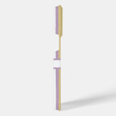 Coquette Aesthetic Personalized Preppy Monogram iPhoneケース (右側面)