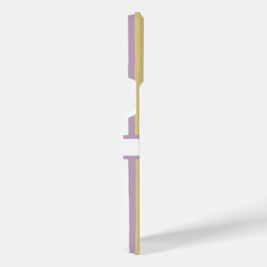 Coquette Aesthetic Personalized Preppy Monogram iPhoneケース (右側面)