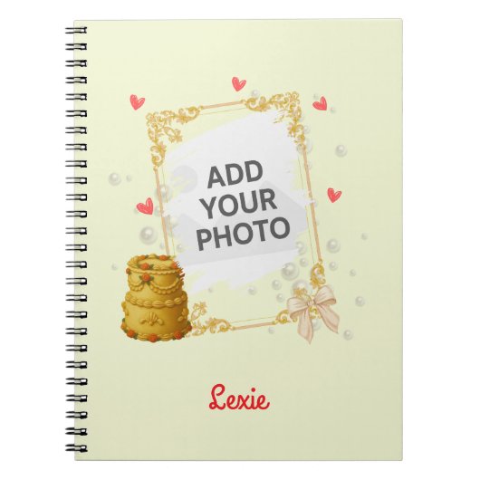 Coquette Birthday Notebook Gift ノートブック (正面)