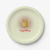 Coquette Birthday Paper Plates ペーパープレート (正面)