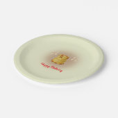Coquette Birthday Paper Plates ペーパープレート (アングル)