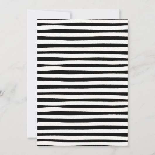 Coquette Bow Bonjour Bébé Parisian Baby Shower 招待状 (裏面)