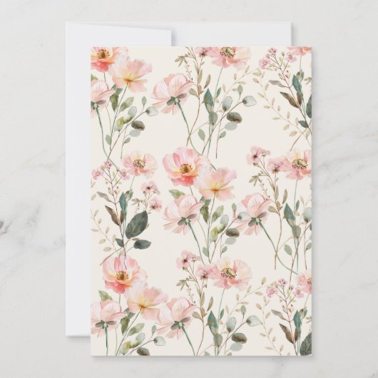 Coquette Bow Brunch with The Bride Bridal Shower 招待状 (裏面)