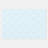 Coquette Bow Bunny Bear Cherry ラッピングペーパーシート (正面)