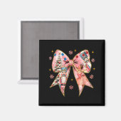 Coquette Bow Christmas Nutcracker Ballet Festive W マグネット (正面/裏面)