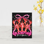 Coquette Bow Crawfish Boil Season For Men Women Ki カード (黄色い花)