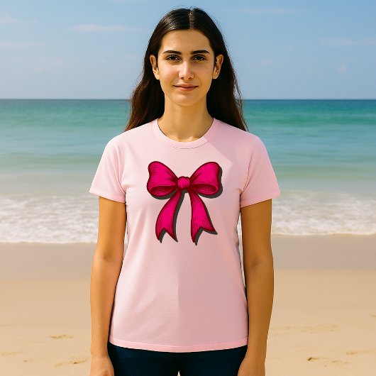 Coquette Bow Customizable Template Tシャツ
