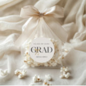 Coquette Bow Graduation Stickers ラウンドシール