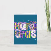 Coquette Bow Mardi Gras New Orleans Louisiana Dalm カード (正面)