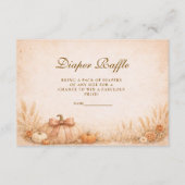 Coquette Bow Pumpkin Diapper Raffle エンクロージャーカード (正面)
