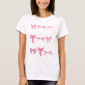 Coquette Bow Women T-shirt  Tシャツ (正面)