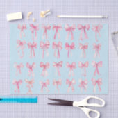 coquette bows tissue paper 薄葉紙 (クラフト)