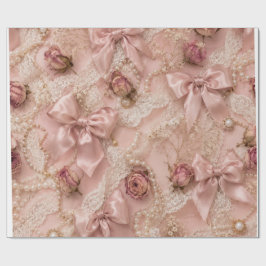 Coquette Bows Wrapping Paper ラッピングペーパー