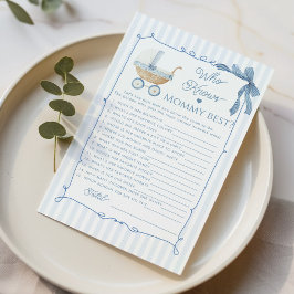 Coquette Carriage Who knows mommy best game