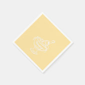 Coquette Champagne スタンダードカクテルナプキン (角)