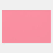 Coquette Cherry Pink Bow Wrapping Paper Sheet Set ラッピングペーパーシート (正面3)