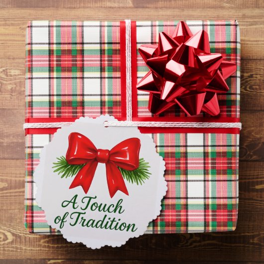 Coquette Christmas Bow — Messy Girl Magic ✨ オーナメントカード (インサイチュ (ギフト))