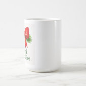 Coquette Christmas Bow — Messy Girl Magic ✨ コーヒーマグカップ (中央)